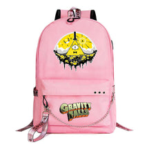 Cartoon Strange Town Youth Student School Bag Men's And Women's Leisure Travel Backpack