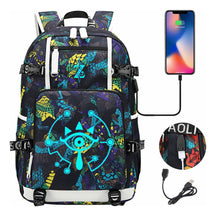 Legend Of Zelda Usb Youth Student Backpack For Men And Women's Leisure Travel Backpack