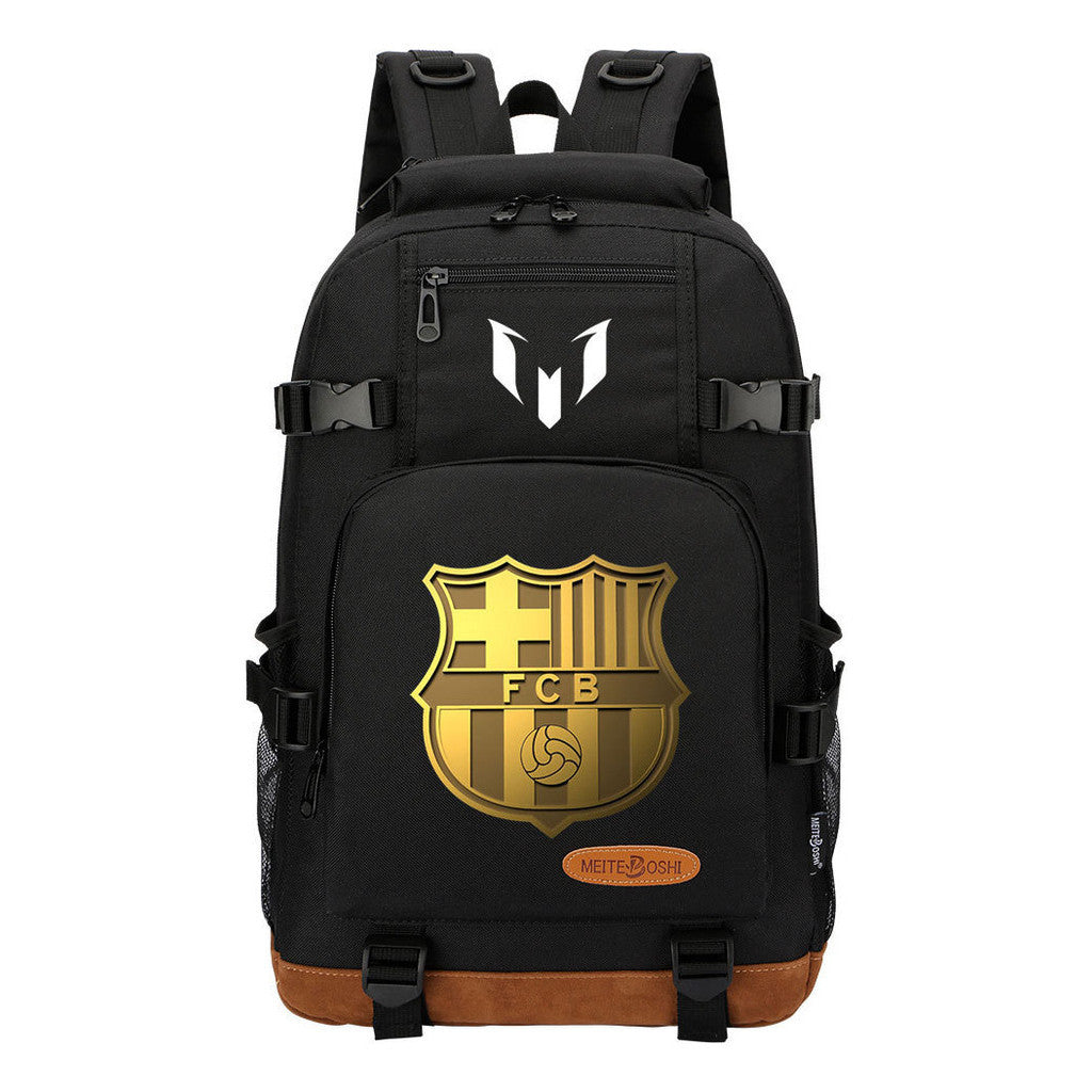 Sports Football Star Printed Youth Student Backpack Backpack