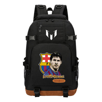 Sports Football Star Printed Youth Student Backpack Backpack