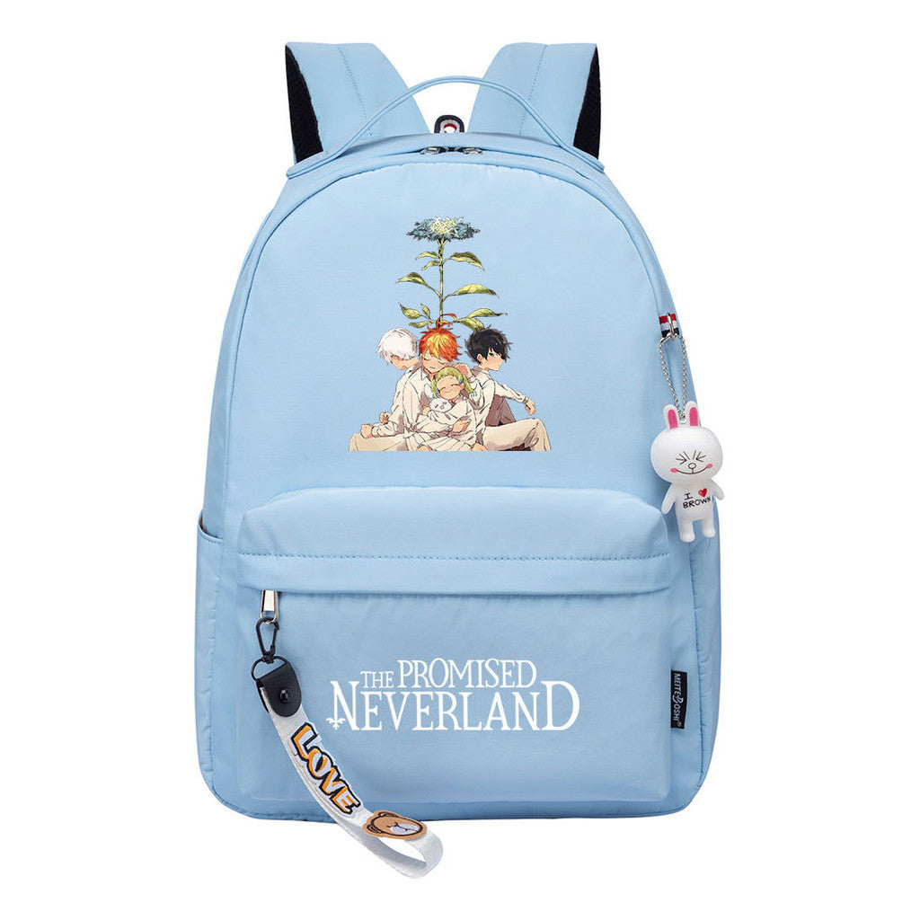 Printed Teenage Student Backpack, Casual Bag, Girl Backpack