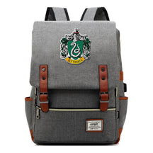 School Of Magic Schoolbag Usb Leisure Belt Buckle Backpack Men And Women