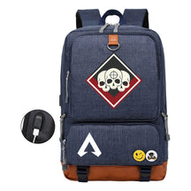 Apex Hero Print Usb Student Backpack Casual Backpack
