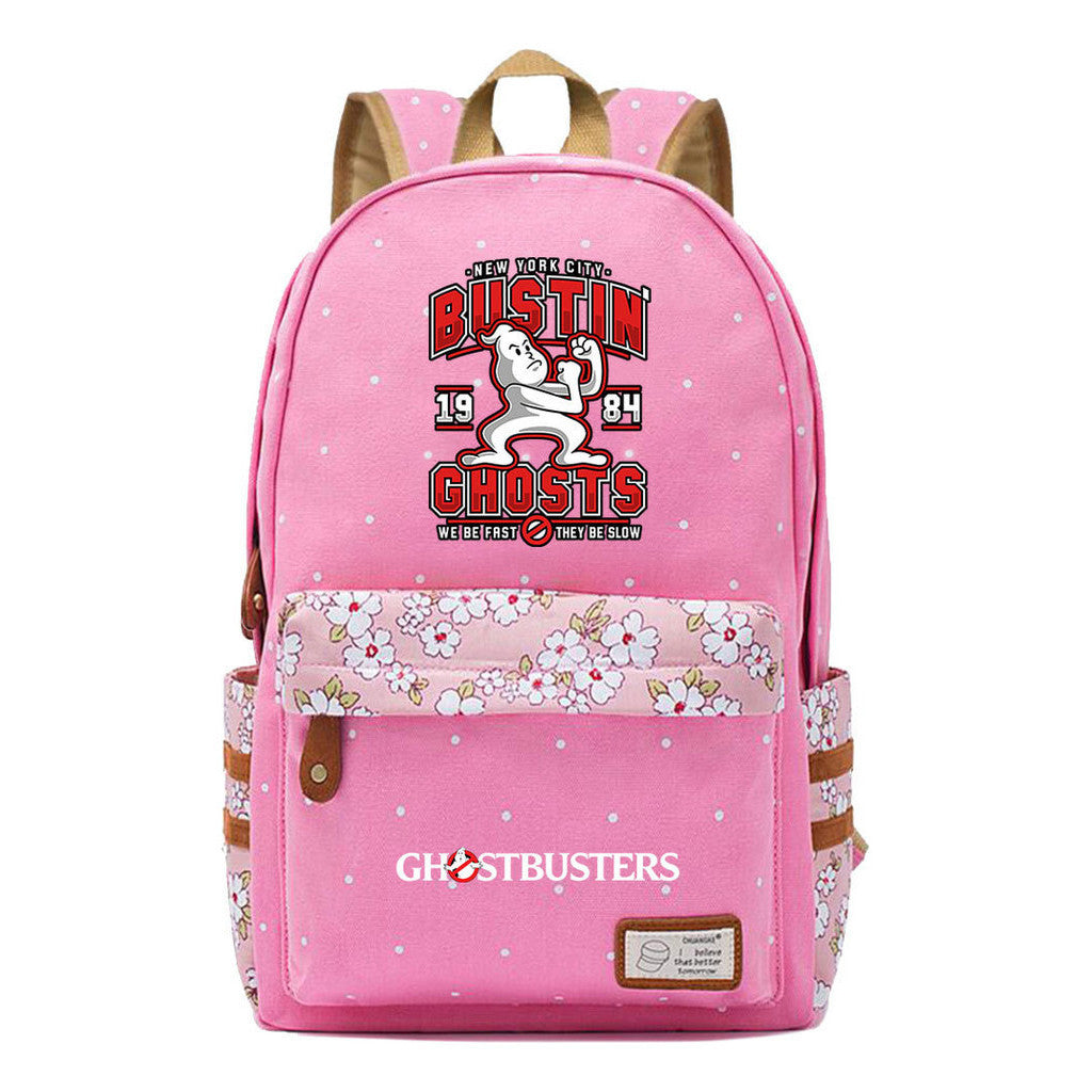 Devil Print Student Backpack, Fashionable And Casual Backpack