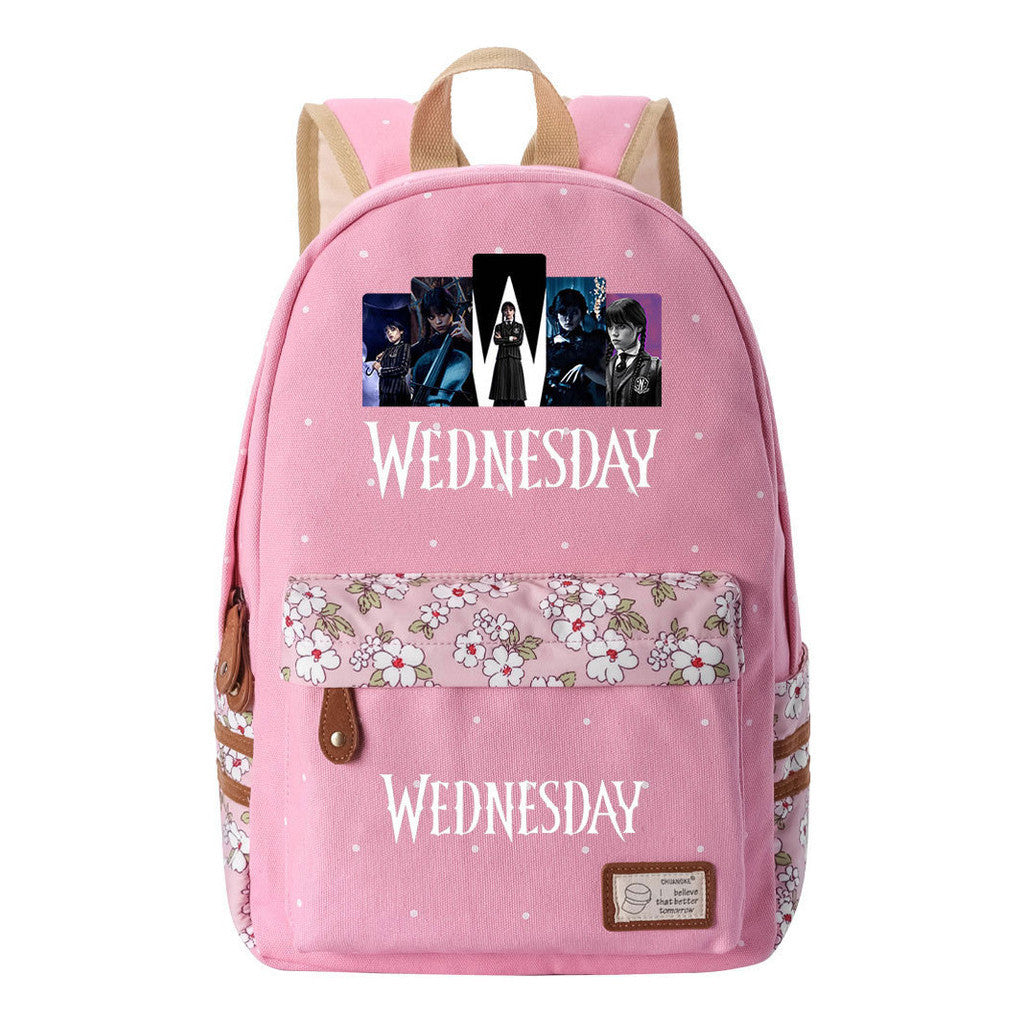 Printed Student Backpack, Fashionable And Casual Backpack