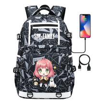 Printed Usb Youth Student Backpack Men's And Women's Backpack Leisure Travel Backpack