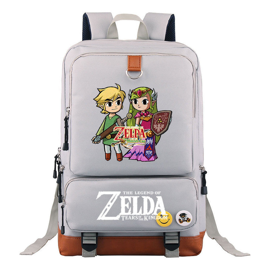 Printed Teen School Bag Travel Bag Backpacks