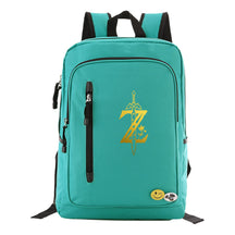 Golden Printed Youth Student Backpack For Men And Women's Leisure Travel Backpack