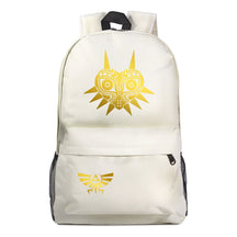 Golden Printed Student Backpack Casual Backpack