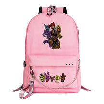 Toy Bear Game Usb Youth Student Backpack For Men And Women Leisure Travel Backpack