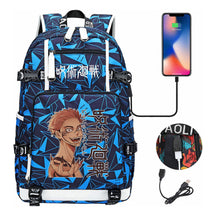 Printed Usb Youth Student Backpack For Men And Women's Leisure Large Capacity Travel Backpack