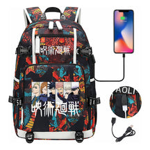Printed Usb Youth Student Backpack For Men And Women's Leisure Large Capacity Travel Backpack