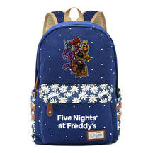 Toy Bear Game, Fashionable Print, Teenage Girl Student Backpack, Casual Canvas Backpack