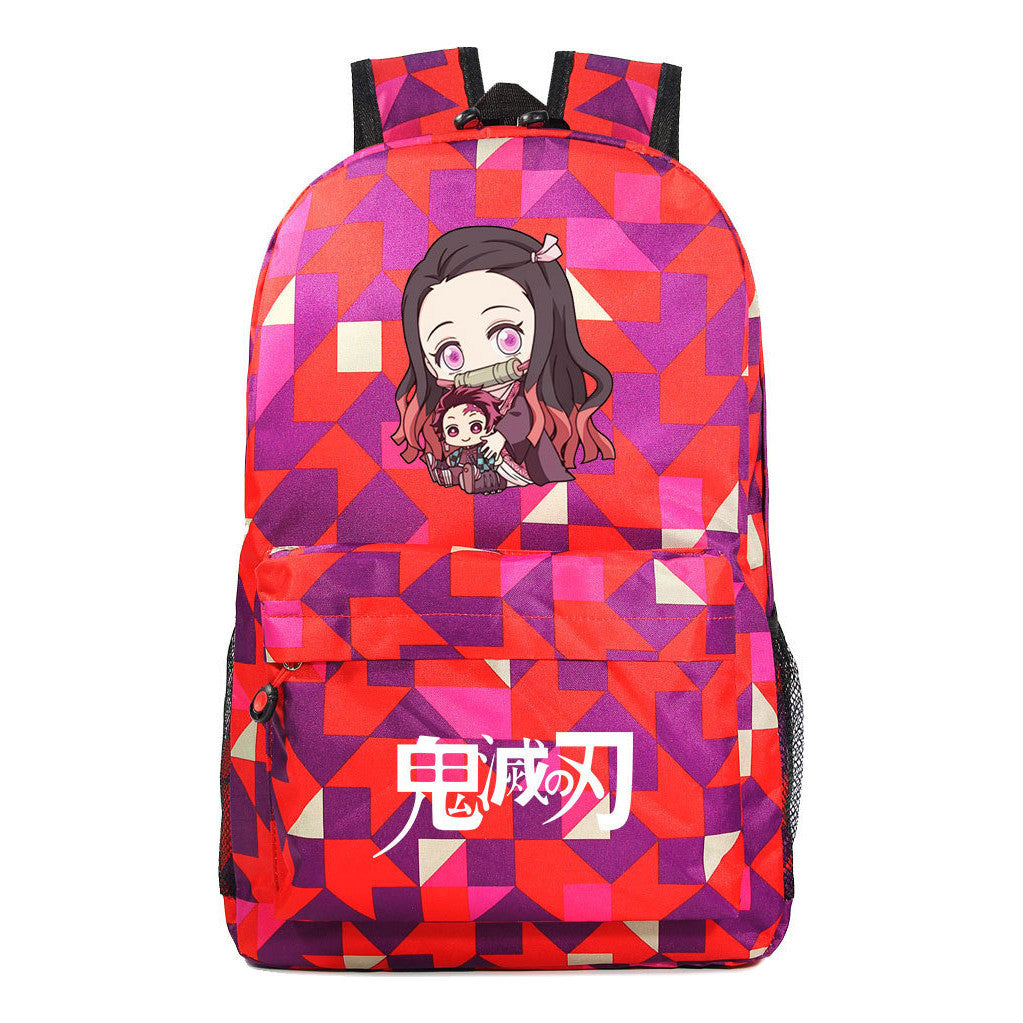 Fashion Printed Youth Student Backpack For Men And Women's Leisure Backpack