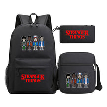Strange Story Starry Sky Printed Youth Student Backpack 3-piece Set For Men And Women, Backpack Set