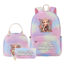 Teenage Student Girl Backpack Lunch Bag Three Piece Set Backpack Set