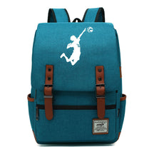 Volleyball Youth Printed Student School Bag Casual Belt Buckle Classic Backpack