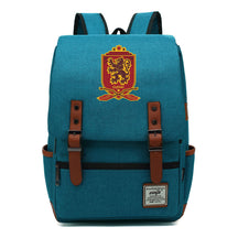School Of Witchcraft And Wizardry Printed Youth Student Backpack For Men And Women, Casual Belt Buckle, Classic Backpack