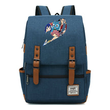 Printed Youth Student School Bag Casual Belt Buckle Classic Backpack