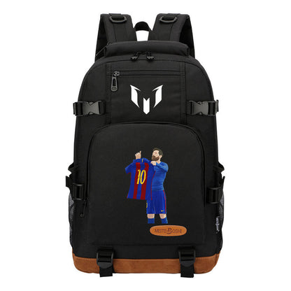 Sports Football Star Printed Youth Student Backpack Backpack