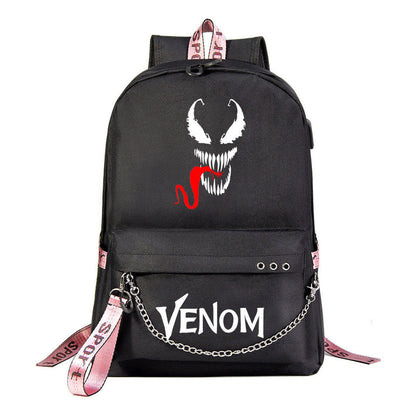 Usb Youth Student Backpack For Men And Women's Leisure Travel Backpack