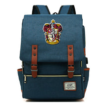 School Of Magic Schoolbag Usb Leisure Belt Buckle Backpack Men And Women