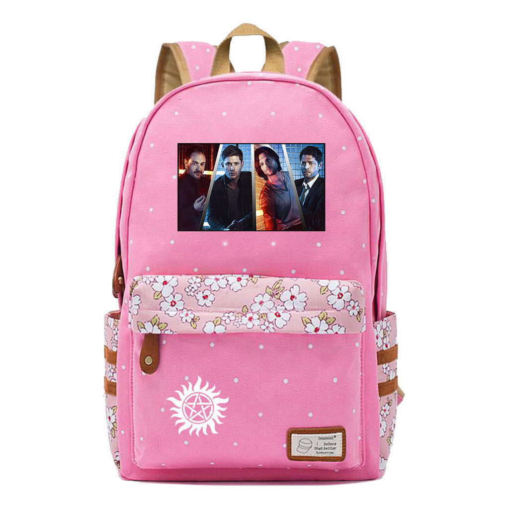 Evil Power Printed Student School Bag Fashion Casual Backpack