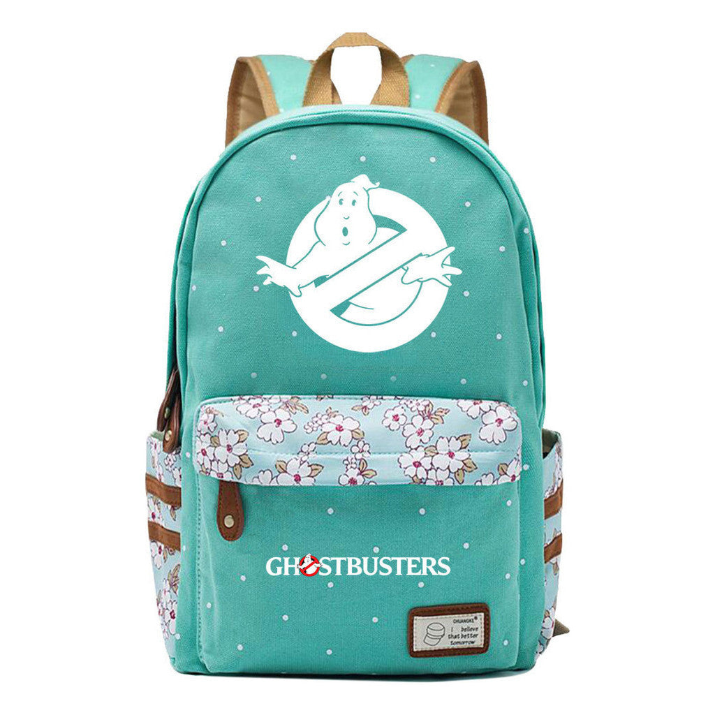 Devil Print Student Backpack, Fashionable And Casual Backpack