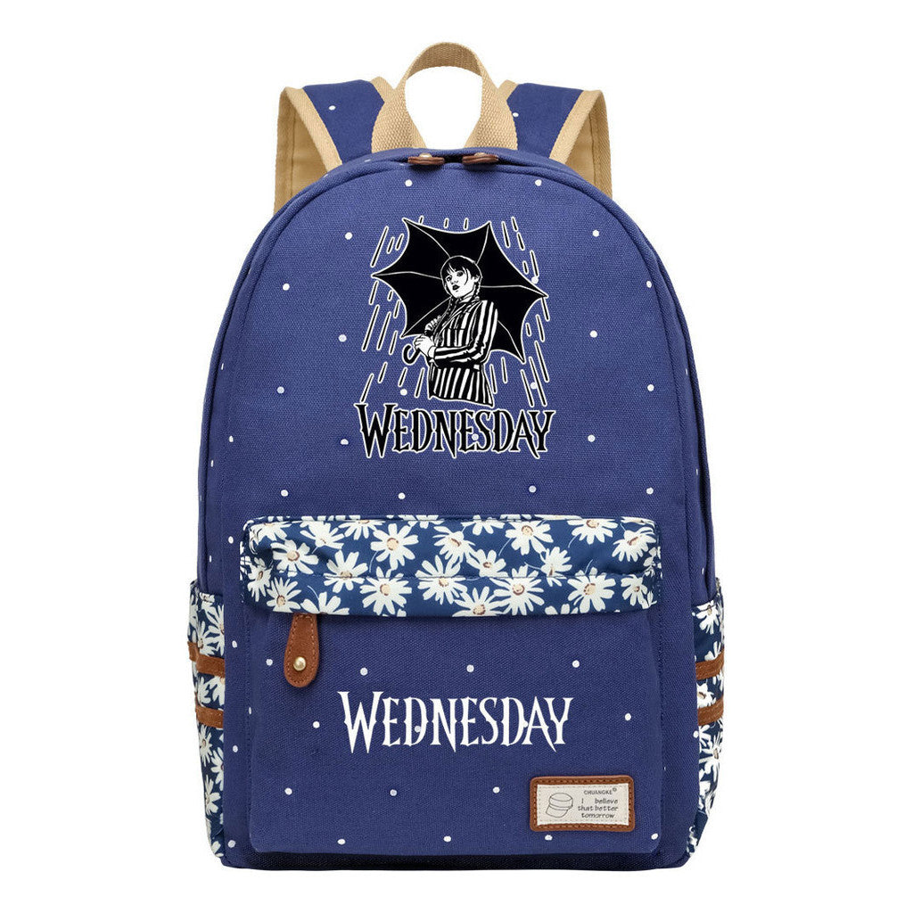 Printed Student Backpack, Fashionable And Casual Backpack