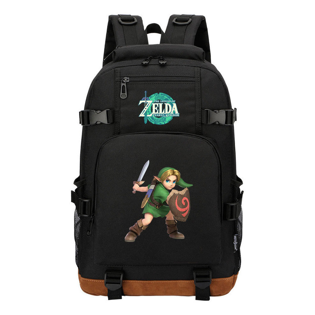 Printed Student Backpack For Leisure Travel Backpack