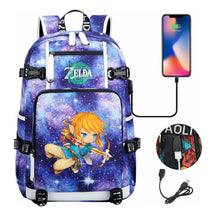 Printed Teenage Student Backpack For Men And Women With Backpacks