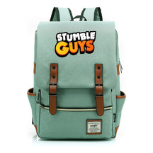Printed Teenage Student Backpack With Casual Belt Buckle Backpack