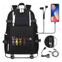 Toy Bear Game Usb Large Capacity Youth Student School Bag Leisure Travel Backpack