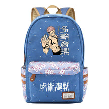 Cartoon Teenage Girl Student Backpack For Men And Women Casual Canvas Backpack