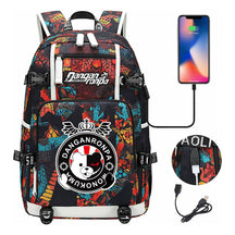 Bullet Theory Breaks Usb Large Capacity Youth Student Backpack Men's And Women's Leisure Travel Backpack