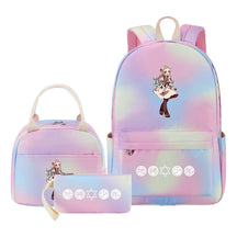 Teenage Student Girl Backpack Lunch Bag Three Piece Set Backpack