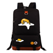 Cartoon Anime Lazy Egg Youth Student Backpack With Large Capacity Travel Bag For Boys And Girls Backpack