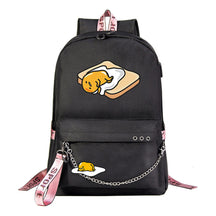 Lazy Egg Usb Youth Student Backpack For Men And Women's Leisure Travel Backpack