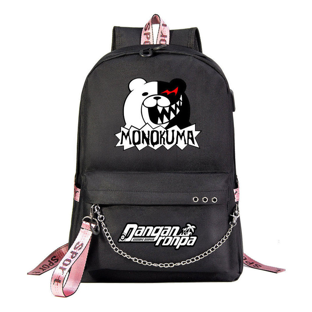 Usb Youth Student Backpack For Men And Women's Leisure Travel Backpack