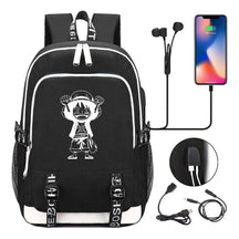 Pirate King Youth School Bag Usb Men's And Women's Leisure Backpack
