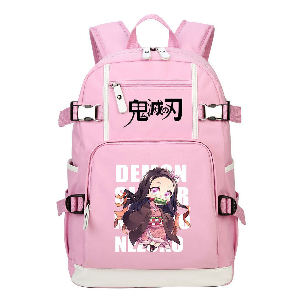 Anime Youth Student School Bag Men's And Women's Backpack Leisure Travel Backpack