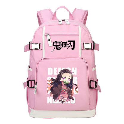 Anime Youth Student School Bag Men's And Women's Backpack Leisure Travel Backpack