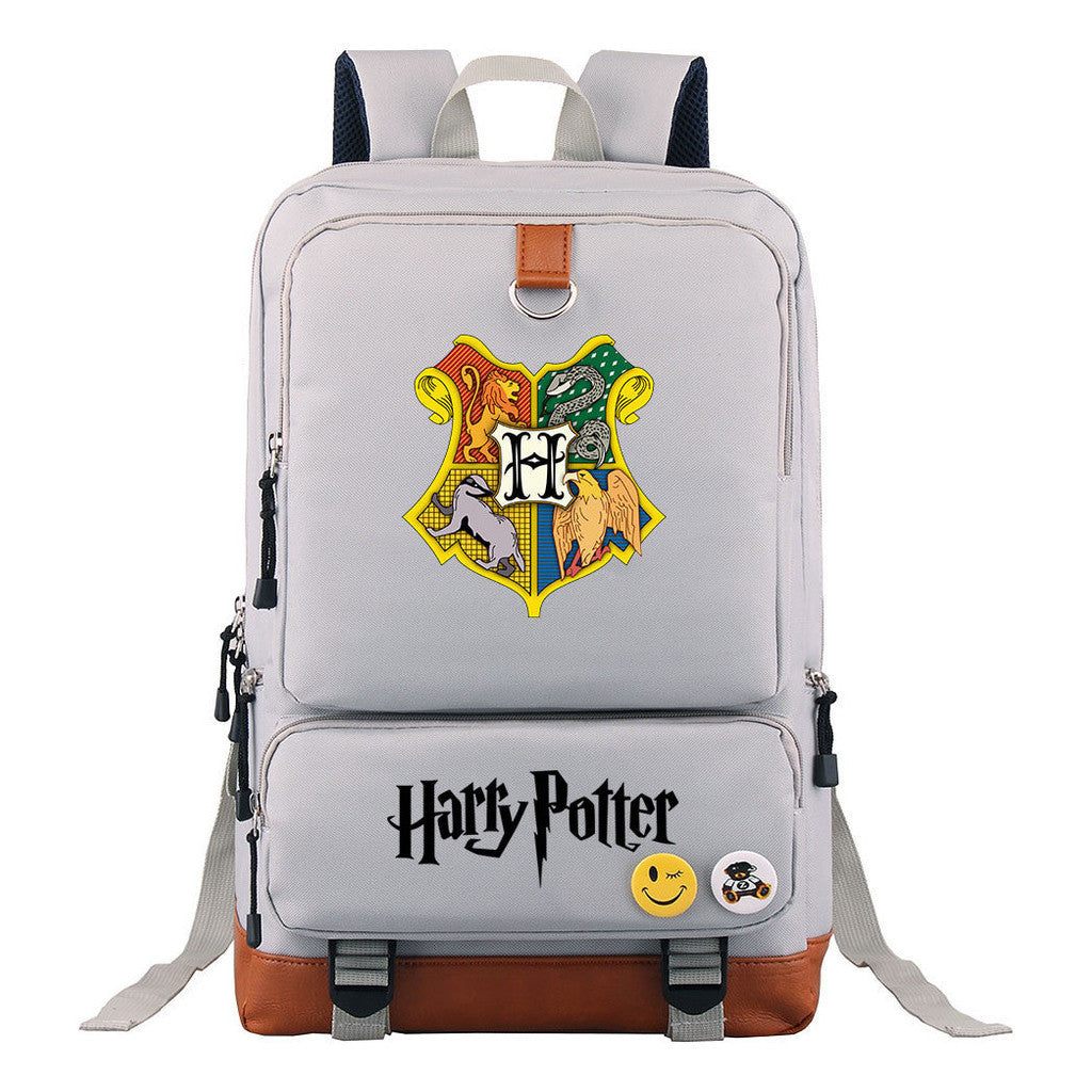 School Of Witchcraft And Wizardry Youth Student School Bag Large Capacity Travel Bag Men's And Women's Backpack