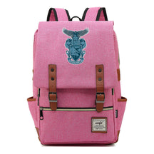 School Of Witchcraft And Wizardry Printed Student Backpack For Men And Women, Casual Belt Buckle, Classic Backpack