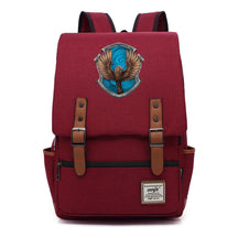 School Of Witchcraft And Wizardry Printed Youth Student Backpack For Men And Women, Casual Belt Buckle, Classic Backpack