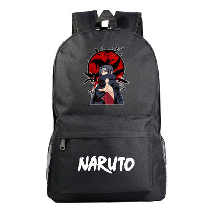 Cartoon Day Manga Naruto Starry Sky Print Simple Teen Student School Bag Men's And Women's Leisure Travel Backpack