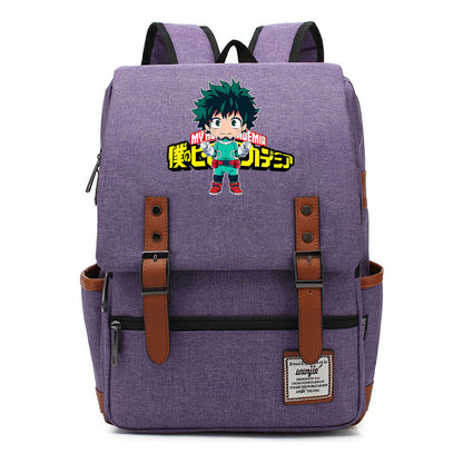 Anime My Heroes Academy Printed Youth Student Backpack Leisure Classic Backpack