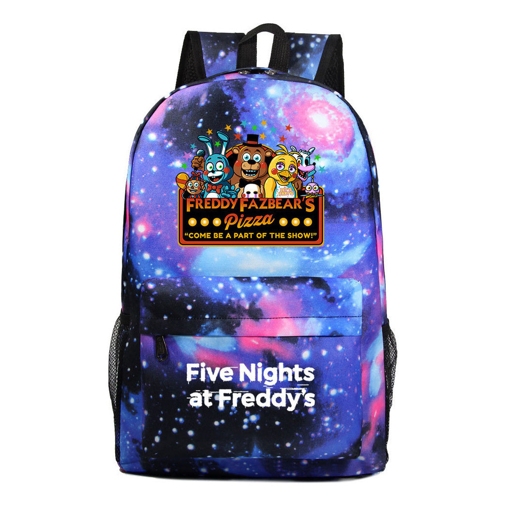 Toy Bear Game Fashion Starry Sky Youth Student Backpack Men's And Women's Leisure Backpack