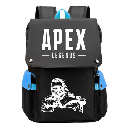 Apex Hero Print Usb Charging Head Youth School Bag Casual Backpack