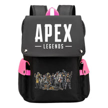 Apex Hero Print Usb Charging Cap Head Style Student School Bag Casual Backpack